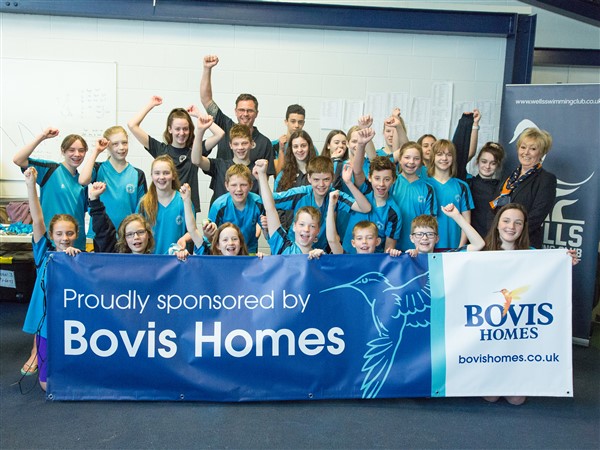Housebuilder supports swimming success in Wells